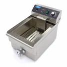 Maxima - Friteuse - 16L - 1 panier - avec robinet de vidange