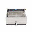 Maxima - Friteuse professionnelle - 20L - 1 panier - avec robinet de vidange