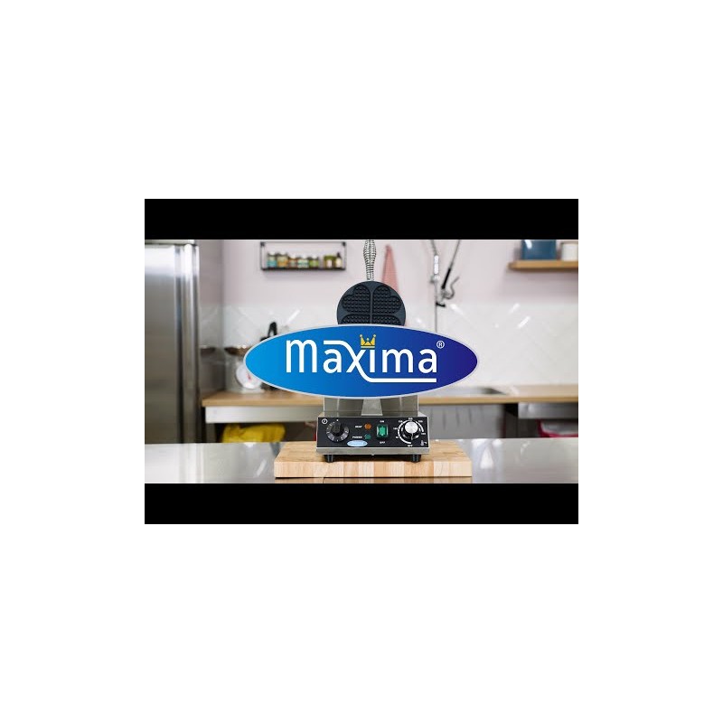 Maxima - Gauffrier - 4 gaufres - Cœurs