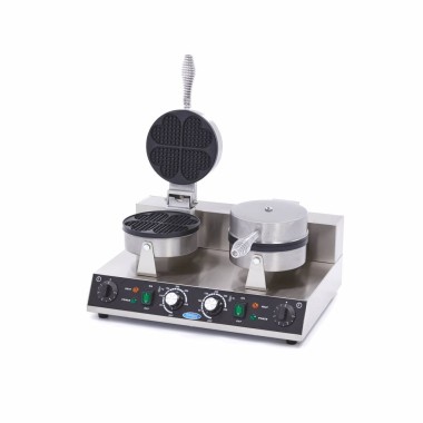 Maxima - Machine à Gaufres - 8 Gaufres - Cœurs - Double