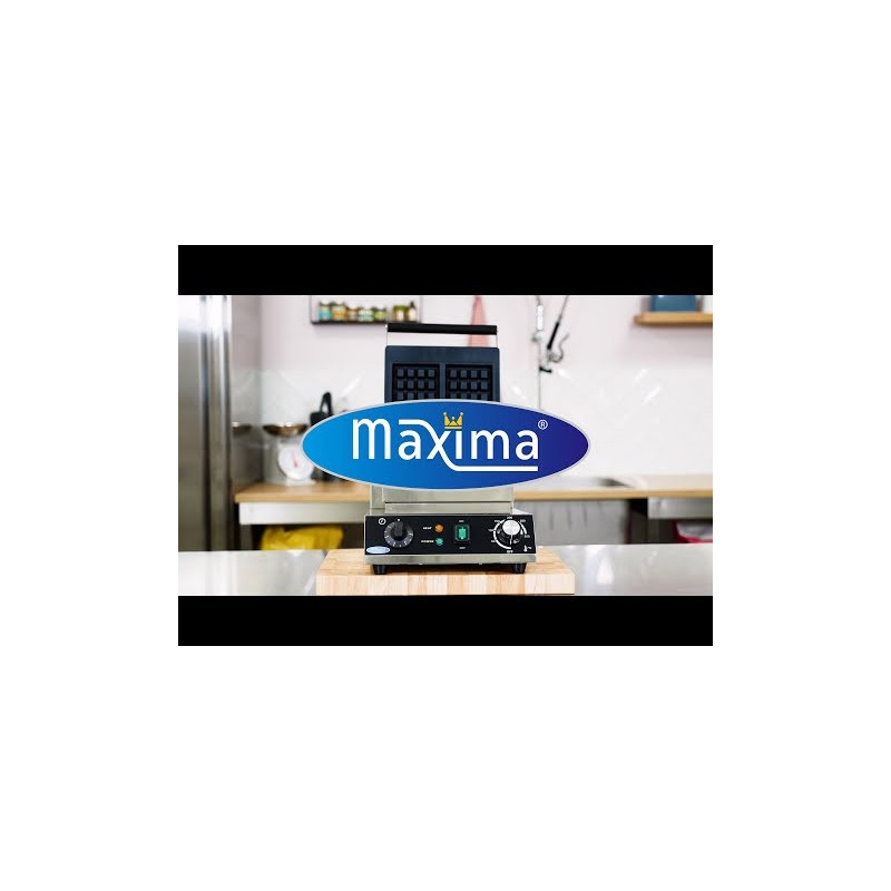 Maxima - Machine à gaufres - 2 pièces - Belges