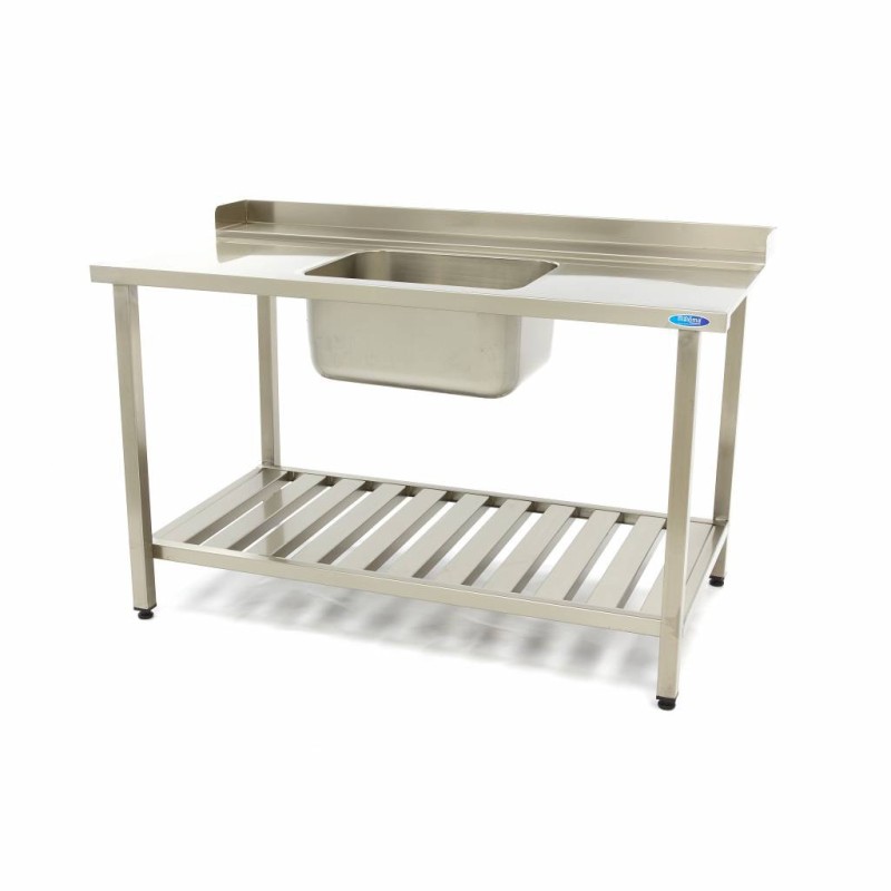 Maxima - Table pour lave-vaisselle - 160 x 75 cm - À droite - avec évier et dosseret