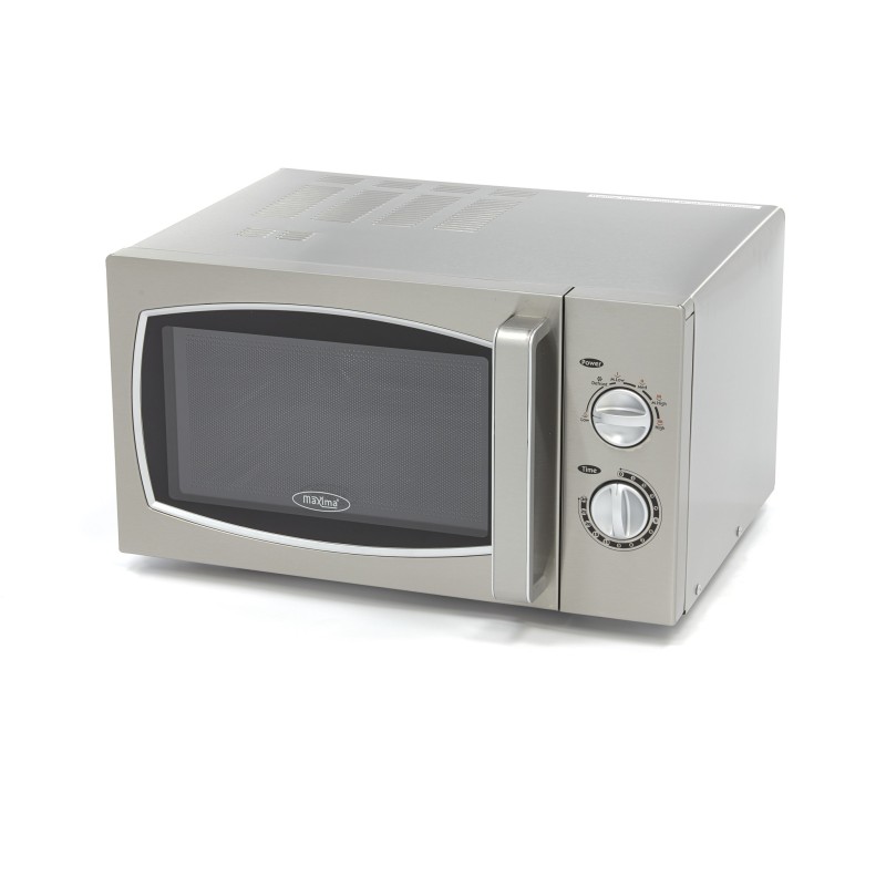 Maxima - Four à micro-ondes - 900W - 6 Programmes - Assiettes jusqu'à diam 33cm