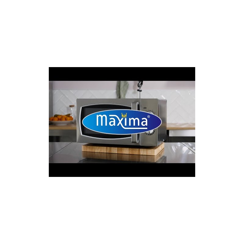 Maxima - Four à micro-ondes - 900W - 6 Programmes - Assiettes jusqu'à diam 33cm