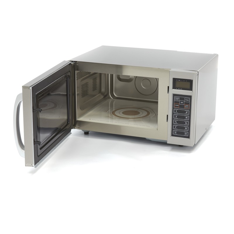 Maxima - Four à micro-ondes - 1000W - 20 programmes - Assiettes jusqu'à diam 32cm
