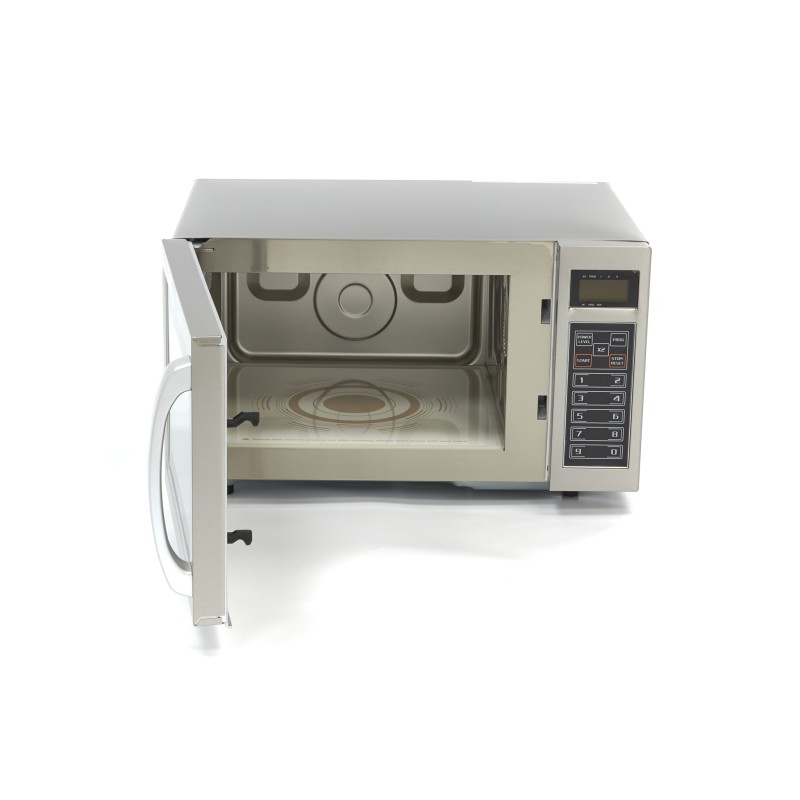 Maxima - Four à micro-ondes - 1000W - 20 programmes - Assiettes jusqu'à diam 32cm