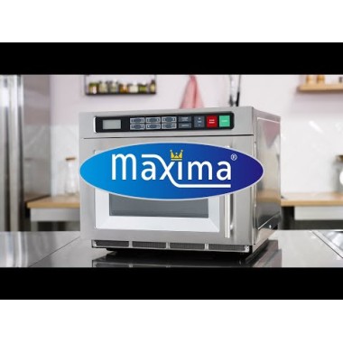 Maxima - Four à micro-ondes - 1800W - 20 Programmes - Assiettes jusqu'à diam 36cm
