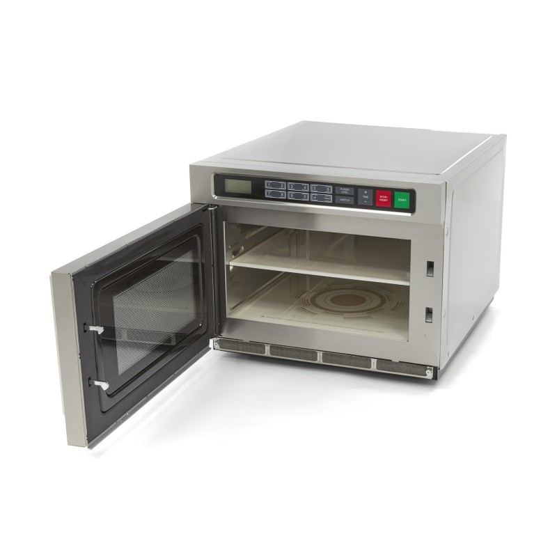 Maxima - Four à micro-ondes - 1800W - 20 Programmes - Assiettes jusqu'à diam 36cm