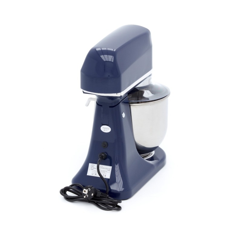 Maxima - Batteur sur socle - 7L - Jusqu'à 2kg de pâte - Bleu acier