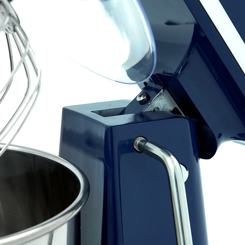 Maxima - Batteur sur socle - 7L - Jusqu'à 2kg de pâte - Bleu acier