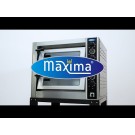 Maxima - Four à pizza - Convient pour 4 pizzas de diam 30 cm - Double étage