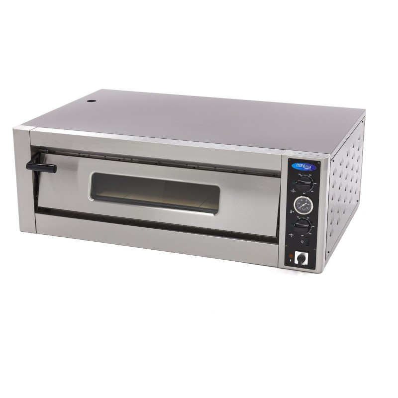Maxima - Four à pizza - Convient pour 6 pizzas de diam 30cm - 400V