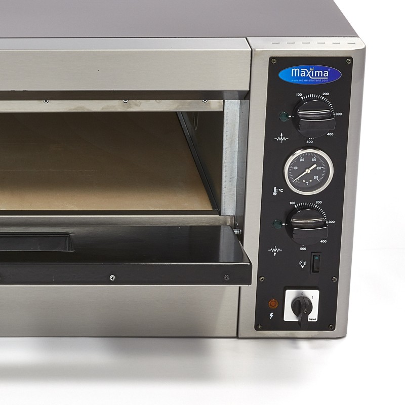 Maxima - Four à pizza - Convient pour 6 pizzas de diam 30cm - 400V