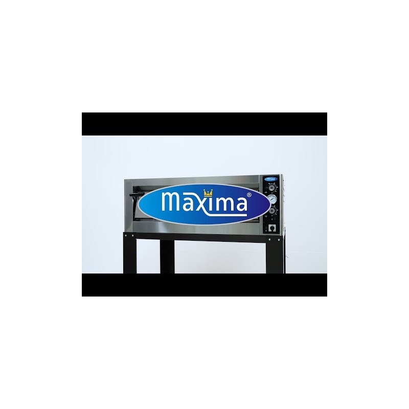 Maxima - Four à pizza - Convient pour 6 pizzas de diam 30cm - 400V