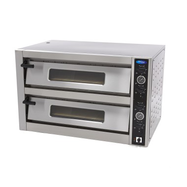 Maxima - Four à pizza - Convient pour 12 pizzas de diam 30 cm - Double étage