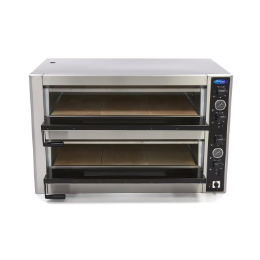 Maxima - Four à pizza - Convient pour 12 pizzas de diam 30 cm - Double étage
