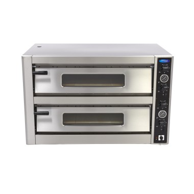 Maxima - Four à pizza - Convient pour 12 pizzas de diam 30 cm - Double étage