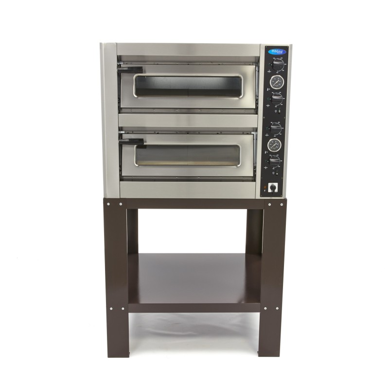 Maxima - Four à Pizza de Luxe Double 6 + 6 x 30 cm