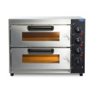 Maxima - Four à pizza - Convient pour 2 pizzas de diam 40 cm - Double étage