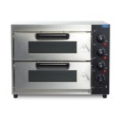 Maxima - Four à pizza - Convient pour 2 pizzas de diam 40 cm - Double étage