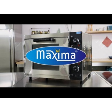 Maxima - Four à pizza - Convient pour 2 pizzas de diam 40 cm - Double étage