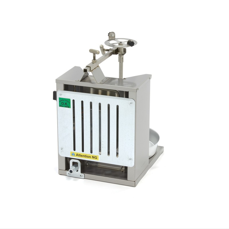 Maxima - Grill à Kebab - 1 brûleur - Capacité de 10kg de viande - Gaz
