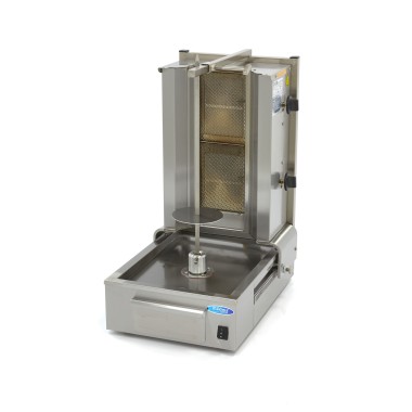 Maxima - Grill Kebab - 2 brûleurs - 20kg de viande - Gaz