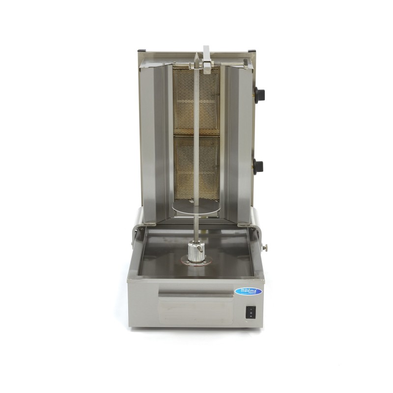 Maxima - Grill Kebab - 2 brûleurs - 20kg de viande - Gaz
