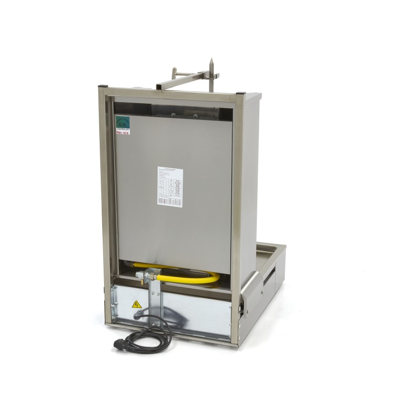 Maxima - Grill Kebab - 3 brûleurs - 40 kg de viande - Gaz