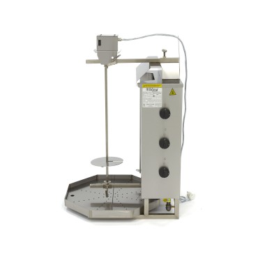 Maxima - Grill à kebab - 3 brûleurs - 30kg de viande - Gaz