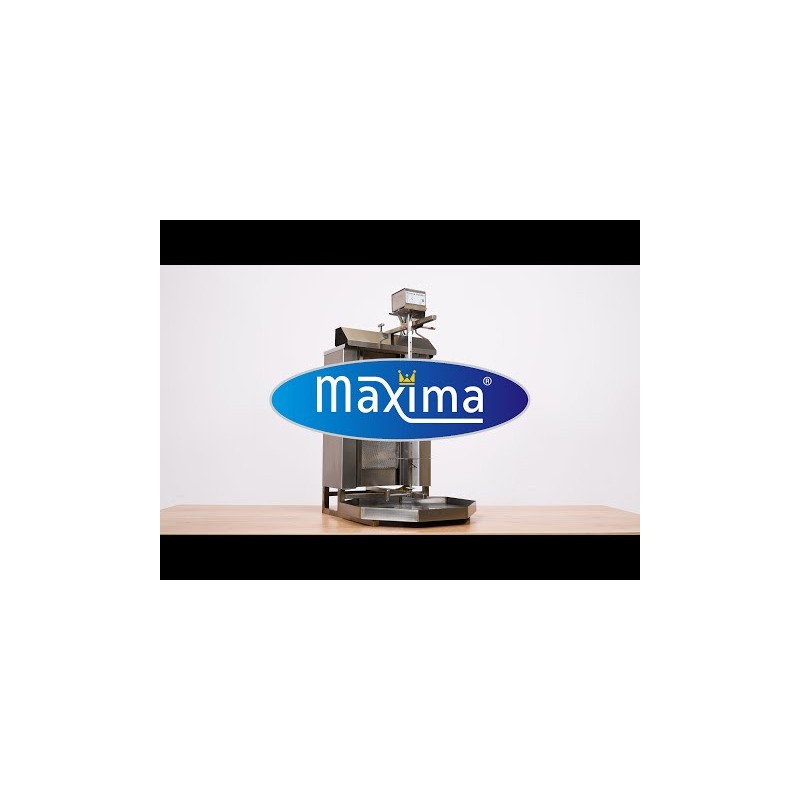 Maxima - Grill à kebab - 3 brûleurs - 30kg de viande - Gaz