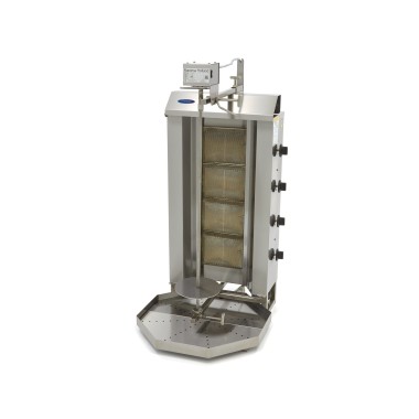 Maxima - Grill Kebab - 4 brûleurs - 50 kg de viande - Gaz