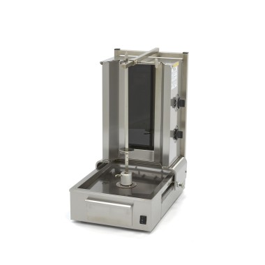 Maxima - Grill à kébab - 2 brûleurs - 20 kg de viande - Électrique
