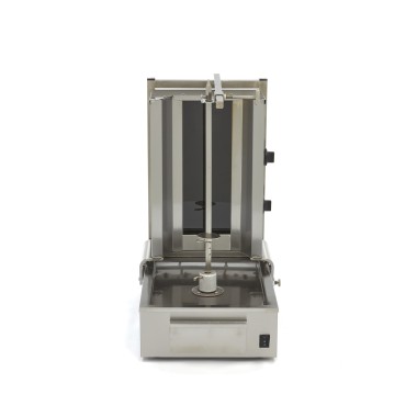 Maxima - Grill à kébab - 2 brûleurs - 20 kg de viande - Électrique