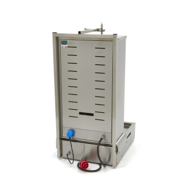Maxima - Grill à Kebab - 4 brûleurs - 70 kg de viande - Électrique