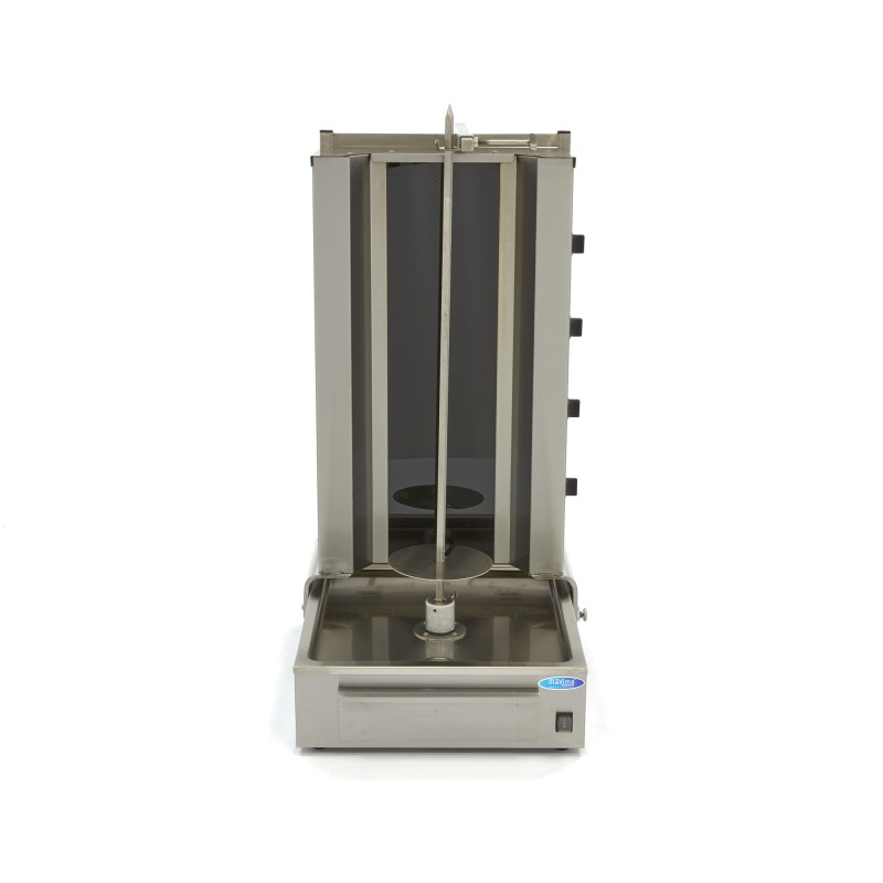 Maxima - Grill à Kebab - 4 brûleurs - 70 kg de viande - Électrique