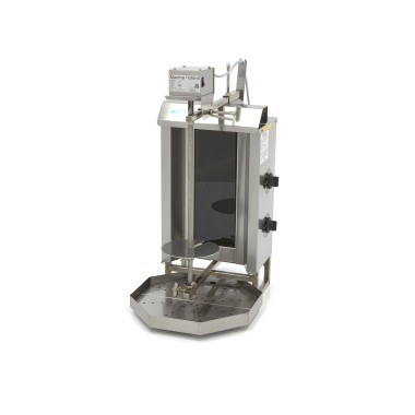 Maxima - Grill à Kebab - 2 brûleurs - 20 kg de viande - Électrique