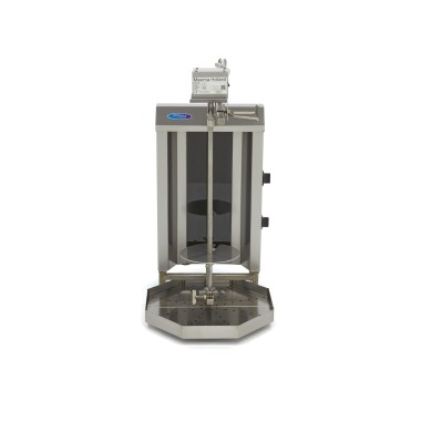 Maxima - Grill à Kebab - 2 brûleurs - 20 kg de viande - Électrique