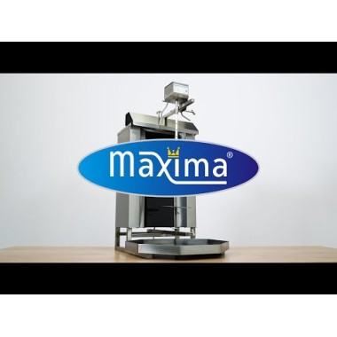 Maxima - Grill à Kebab - 2 brûleurs - 20 kg de viande - Électrique