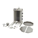 Maxima - Grill à Kebab - 3 brûleurs - 30kg de viande - Électrique