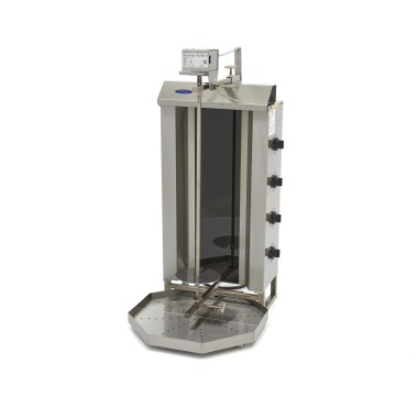 Maxima - Grill à kebab - 4 brûleurs - 50 kg de viande - Électrique