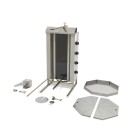 Maxima - Grill à kebab - 4 brûleurs - 50 kg de viande - Électrique