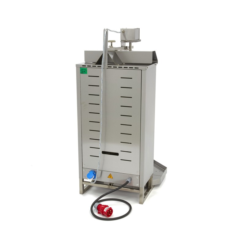 Maxima - Grill à kebab - 4 brûleurs - 50 kg de viande - Électrique