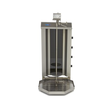 Maxima - Grill à kebab - 4 brûleurs - 50 kg de viande - Électrique
