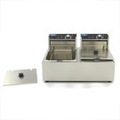Maxima - Friteuse - 2 x 6L - 2 paniers - jusqu'à 2,4 kg de frites