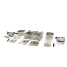 Maxima - Friteuse - 2 x 6L - 2 paniers - jusqu'à 2,4 kg de frites