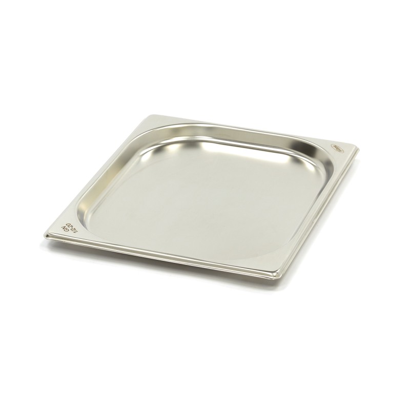 Maxima - Conteneur gastronorme - GN 1/2 - Profondeur de 2 cm - inox