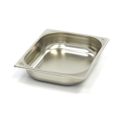 Maxima - Conteneur gastronorme - 1/2 GN - Profondeur 6,5cm - inox
