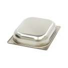 Maxima - Conteneur gastronorme - 1/2 GN - Profondeur 6,5cm - inox
