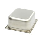 Maxima - Récipient gastronorme - GN 1/2 - Profondeur de 15 cm - inox